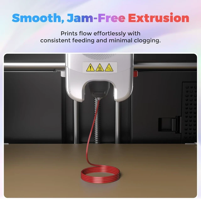 Alt view image 3 of 7 - Silk PLA Filament 1.75mm Light Gold, Smooth and Silky Texture 3D Printing Filament, Dimensional Accuracy +/- 0.02mm Red