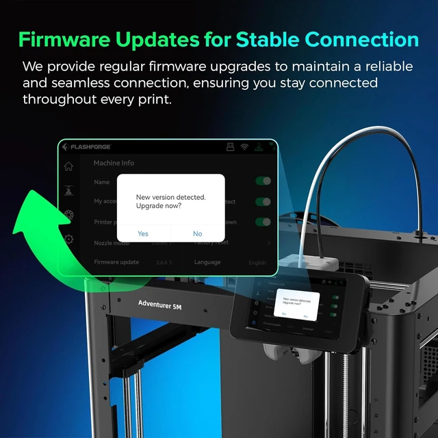 Alt view image 3 of 7 - Camera Kit for Adventurer 5M/Pro/AD5X 3D Printer, Real-time and Remote Monitoring, Compatible with Flash Maker App, 3D Printer Parts for AD5M/AD5M PRO/AD5X