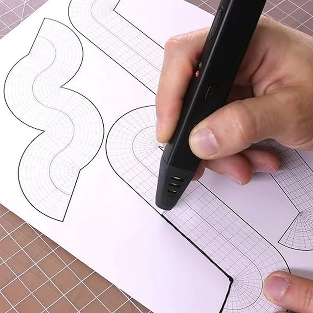 Alt view image 4 of 6 - Super 3D Pen, 1.75mm ABS and PLA Compatible 3D Printing Pen