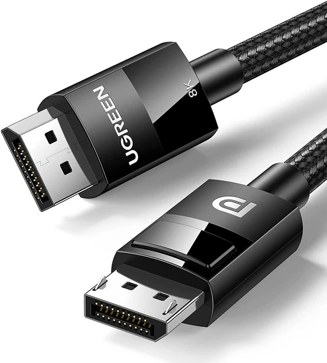 Main image of UGREEN Displayport 1.4 Cable 8K DisplayPort to DisplayPort Cable Nylon Braided DP to DP 8K 60Hz 4K 144Hz and 1080P 240Hz Support 32.4Gbps HDR HDCP Gaming Monitor Cable for Laptop PC TV 6FT