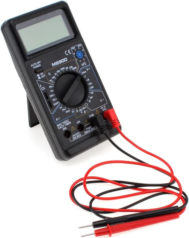 Alt view image 2 of 6 - M890D Digital Multimeter DMM AC/DC ohm Meter with Capacitance hFE Test For Transistor Tester Diagnostic-Tool