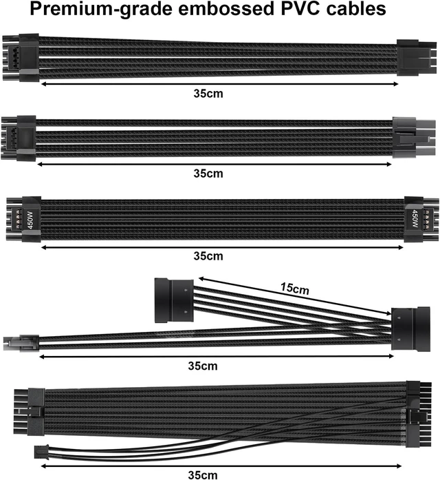 Alt view image 6 of 6 - 600W Flex ATX PSU,1U Mini ITX Fully Modular Power Supplywith Ultra Quiet Silent Fan, Active PFC Full Range 90-264V AC-DC Converter for SFF PC, Server, POS, NAS, Mini ITX PC