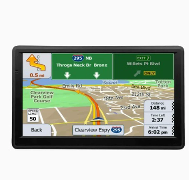 Alt view image 3 of 7 - Portable 5/7/9-inch Car GPS Navigation Device, HD 8GB, Universal for Cars and Trucks