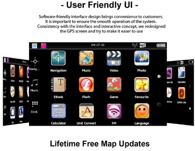 Alt view image 4 of 7 - Portable 5/7/9-inch Car GPS Navigation Device, HD 8GB, Universal for Cars and Trucks