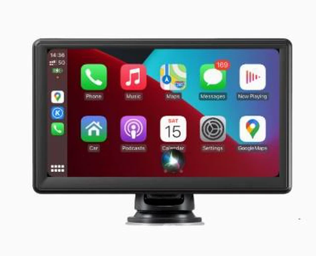 Main image of Portable 7-inch in-vehicle smart screen with wireless Carplay screen projection and Android Auto mirroring for cars