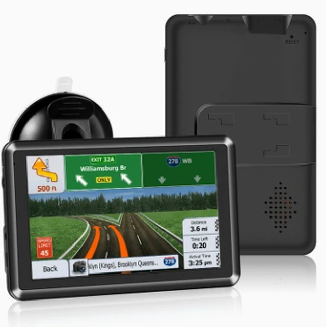 Alt view image 3 of 5 - 5-inch portable car-mounted GPS navigator for trucks and vans, PND with capacitive touch screen, high-definition, 8GB + 256MB, TYPE-C interface