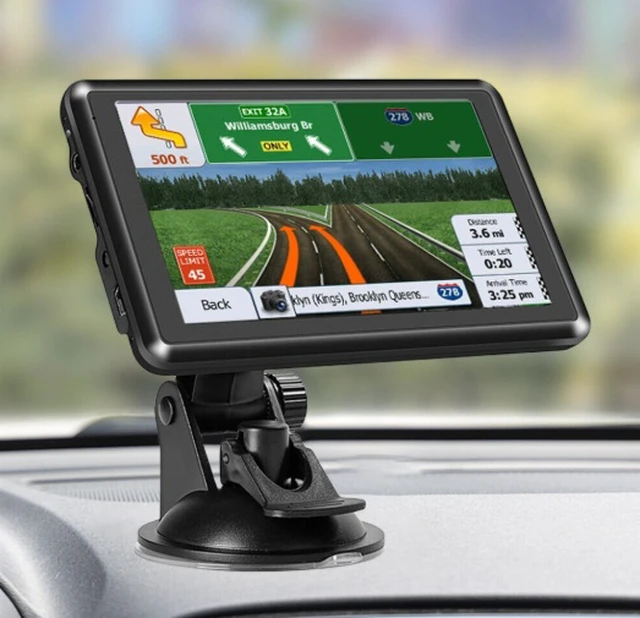Alt view image 4 of 5 - 5-inch portable car-mounted GPS navigator for trucks and vans, PND with capacitive touch screen, high-definition, 8GB + 256MB, TYPE-C interface