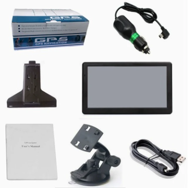 Alt view image 4 of 4 - Portable 7-inch navigation device, in-vehicle GPS, Bluetooth calling, reversing, AVIN, Europe, North America
