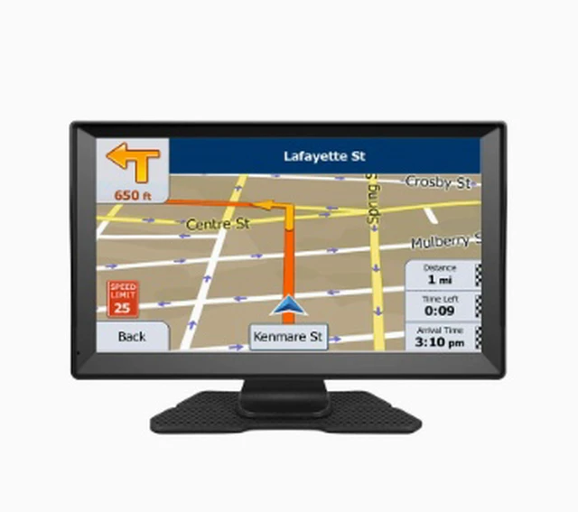 Alt view image 3 of 6 - Portable 9-inch GPS navigator, large screen for vehicle, capacitive touch screen, 8G + 256M memory, truck for Europe and America. 9-inch GPS Navigator 16GB + 256MB + Bluetooth + AV-IN