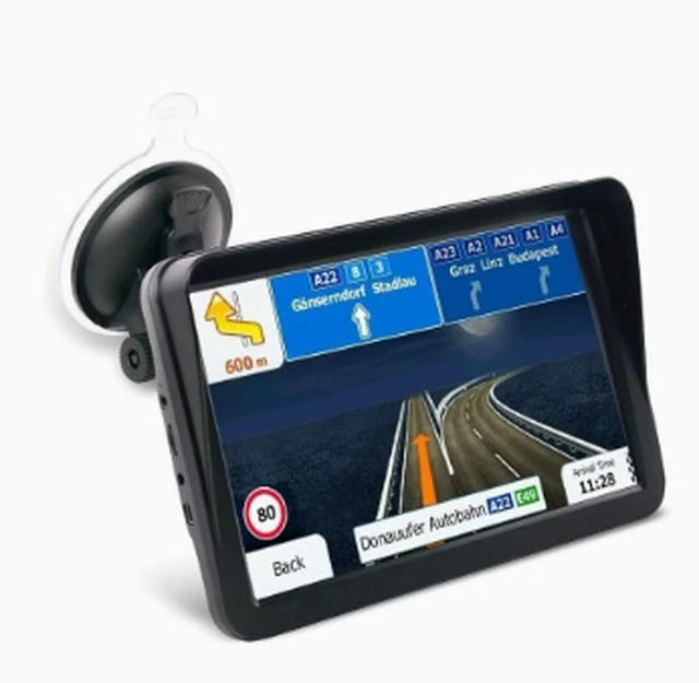 Alt view image 2 of 4 - Portable universal 9-inch GPS navigator. Vehicle-mounted large-screen with 16G + 256M capacity. 9-inch GPS Navigator 256MB RAM + 16GB Storage + Bluetooth + AV-IN