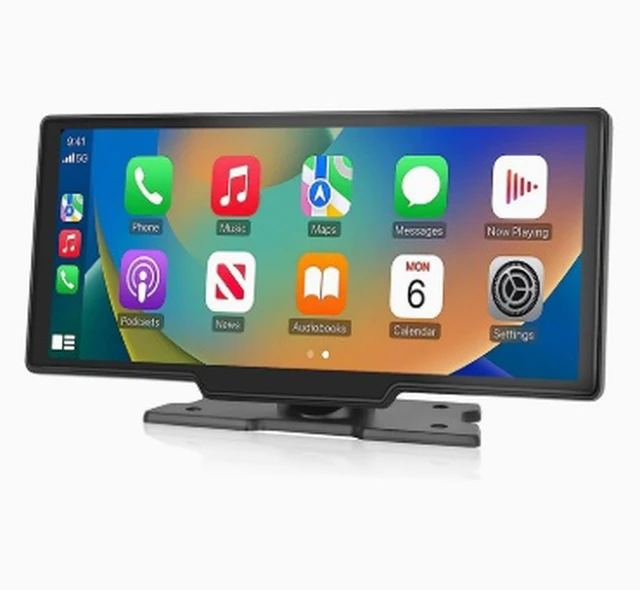 Alt view image 2 of 7 - 10.26-inch central control portable car-mounted smart screen with wireless CarPlay, Android Auto, Bluetooth, AHD rearview camera