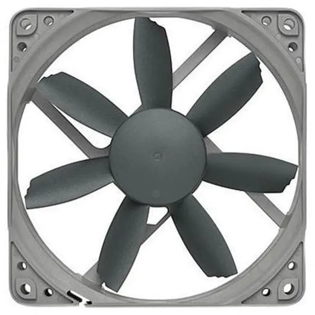 Alt view image 2 of 7 - Noctua NF-S12B redux-1200, High Performance Cooling Fan, 3-Pin, 1200 RPM (120mm, Grey)