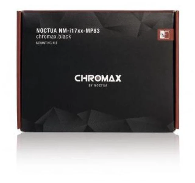 Alt view image 2 of 2 - Noctua Chromax MP83 Mounting Kit NM-i17xx-MP83 CH.BK - Black