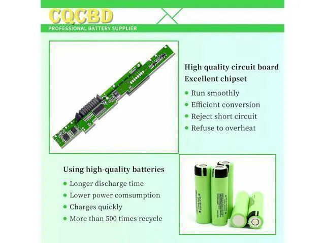 Alt view image 3 of 7 - CQCQ SE04XL Battery for HP Pro X2 612 G2 Series Notebook 860708-855 860724-2B1 860724-2C1 HSTNN-DB7Q (7.7V 41.58Wh/5400mAh)