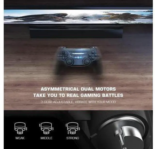 Alt view image 3 of 7 - GameSir T3 Wireless Gaming Controller, PC Controller for Windows 7/8/10/11, Android, Gamepad Joystick with Turbo and Dual Vibration, Gaming Controller for Android TV/TV Box, 40 Hours Working Battery