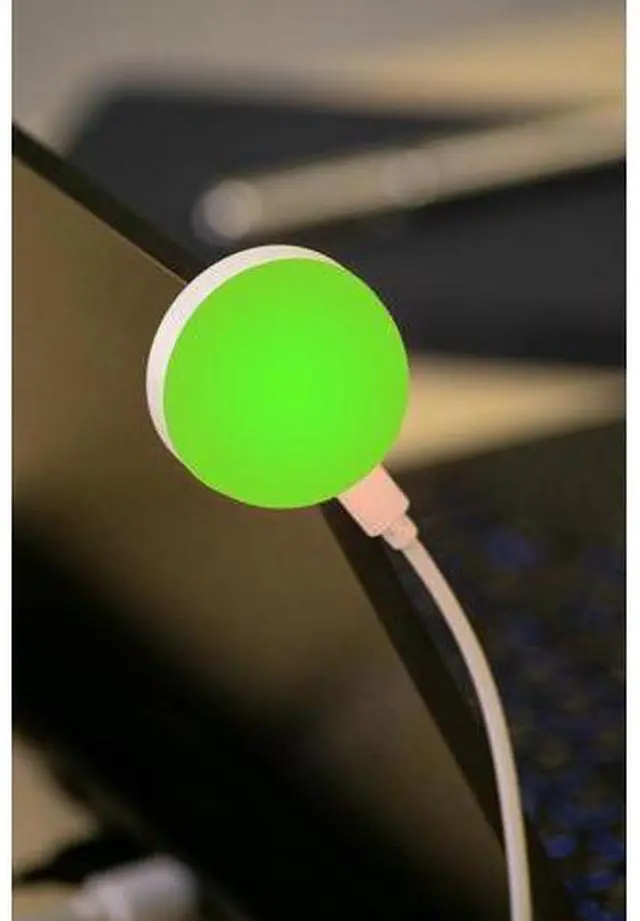 Alt view image 2 of 7 - Orb Wide-Angle USB LED Availability Indicator That Eliminates Distractions and Boosts Productivity (20 inch Cable (USB-C))