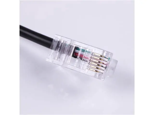 Alt view image 5 of 6 - EVURU USB RS232 Serial to RJ12 6P6C Adapter Converter Network Cable Compatible with S-R-N-C ML2430 Solar Charger Mppt Solar Charger Controller
