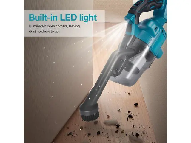 Alt view image 5 of 7 - Handheld Cordless Vacuum Cleaner for Makita 18V Battery, Portable Wireless Power Vacuum Cleaner, 4 Multi Nozzle, 2 HEPA Filter, Lightweigt Vacuum for Home Pet Hair, Car (Battery NOT Include)