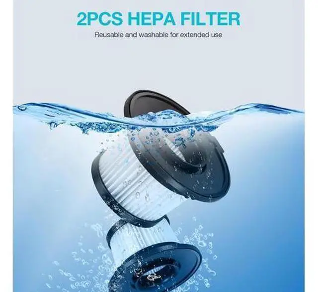 Alt view image 7 of 7 - Handheld Cordless Vacuum Cleaner for Makita 18V Battery, Portable Wireless Power Vacuum Cleaner, 4 Multi Nozzle, 2 HEPA Filter, Lightweigt Vacuum for Home Pet Hair, Car (Battery NOT Include)