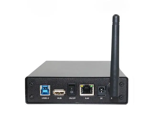 Alt view image 2 of 7 - GOFLY external hard drive case Nas wifi antenna wireless wifi sata usb 3.0 wifi hdd interface aluminum hdd box hdd 3.5 HDD caddy