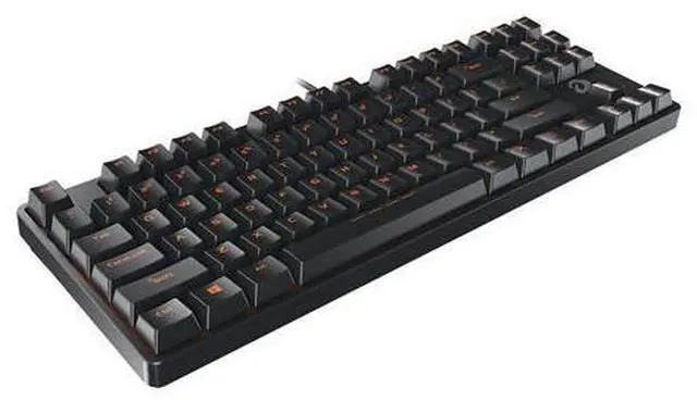 Alt view image 2 of 4 - Dareu DK100 Mechanical Keyboard 87 Key Full Key Without Conflict Red Switch Full Mechanical Keys Ergonomics Quick Response