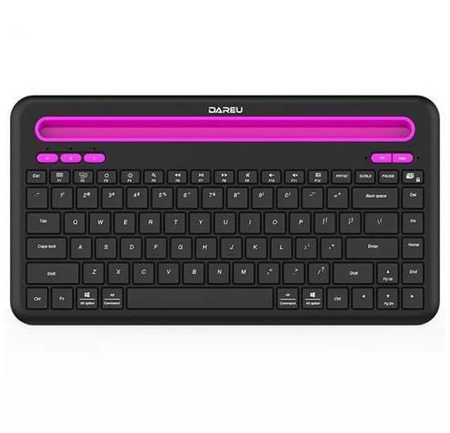 Main image of Dareu LK200 Retro Gaming Keyboard, 91 Key Bluetooth Vintage Typewriter Card Slot Design Black Keyboard