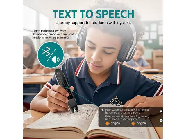 Alt view image 5 of 7 - Translation Scanning Pen, 112 Language Translator Pen with 3.38 Inch Touch Scree, OCR Text to Speech Scanning Reading Pen, Portable Voice Translator Pen for Travel Learning and Reading Disabilities