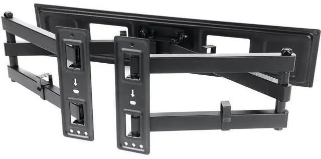 Alt view image 4 of 7 - Monoprice Premium Full Motion TV Wall Mount Bracket Corner Friendly for 32" to 70" TVs up to 99lbs, Max VESA 600x400, Fits Curved Screens