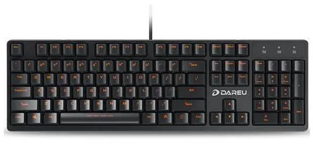 Main image of Dareu DK100 104 Key Mechanical Keyboard Blue Switch Full Mechanical Keys Ergonomics Quick Response