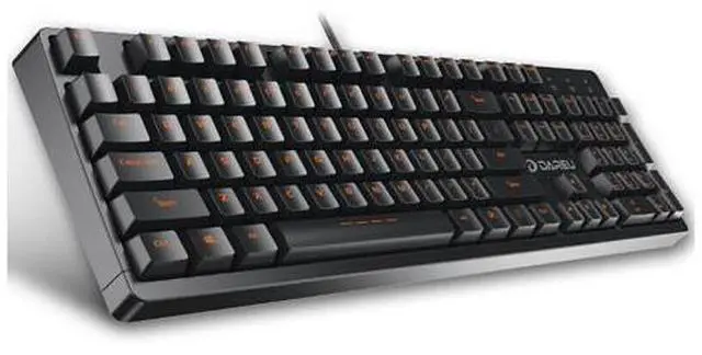 Alt view image 4 of 4 - Dareu DK100 104 Key Mechanical Keyboard Blue Switch Full Mechanical Keys Ergonomics Quick Response