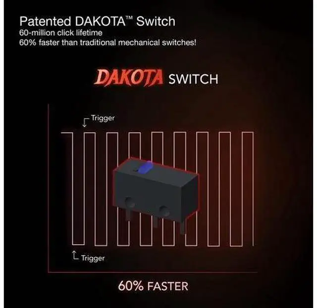 Alt view image 6 of 7 - Mad Catz B.A.T. 6+ Performance Ambidextrous Wired Gaming Mouse