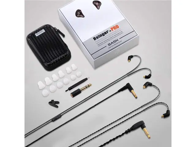 Alt view image 6 of 6 - Professional in Ear Monitor Headphones for Singers Drummers Musicians with MMCX Connector IEM Earphones (Pro Clear Brown)