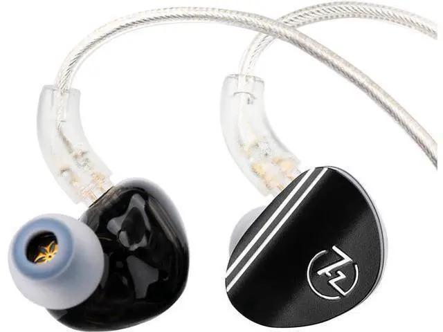 Main image of 7HZ SONUS 1DD+1BA Dual Driver in Ear Monitor HiFi in Ear Earphone IEM with Detachable High-end Silver-Plated OCC Cable Aluminum Back Cavity for Audiophile Gaming Earbuds (Black 3.5mm)