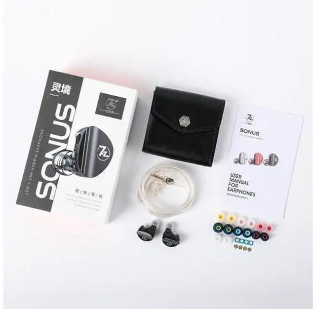 Alt view image 7 of 7 - 7HZ SONUS 1DD+1BA Dual Driver in Ear Monitor HiFi in Ear Earphone IEM with Detachable High-end Silver-Plated OCC Cable Aluminum Back Cavity for Audiophile Gaming Earbuds (Black 3.5mm)