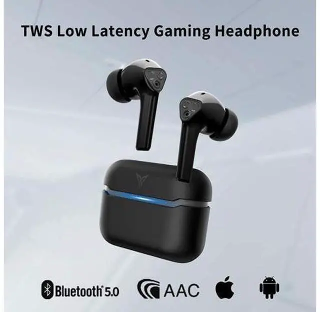 Alt view image 2 of 6 - Flydigi Cyberfox T1 True Wireless Earbuds 60ms Low Latency Gaming Headphone - 12mm Drivers- Touch Enabled, Immersive Music Alternative- Black
