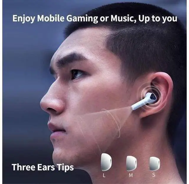 Alt view image 4 of 6 - Flydigi Cyberfox T1 True Wireless Earbuds 60ms Low Latency Gaming Headphone - 12mm Drivers- Touch Enabled, Immersive Music Alternative- Black