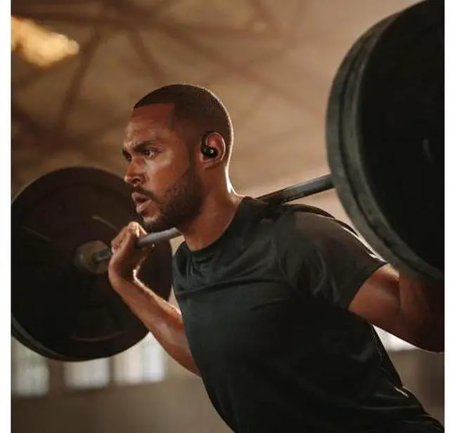 Alt view image 7 of 7 - Back Bay Audio Runner 60 Wireless Running Earbuds, 80 Hour Long Battery Life Over The Ear Earbuds with EarHooks, Wrap Around Earphones Wireless Bluetooth Earphones with Microphone, in Ear Headphones