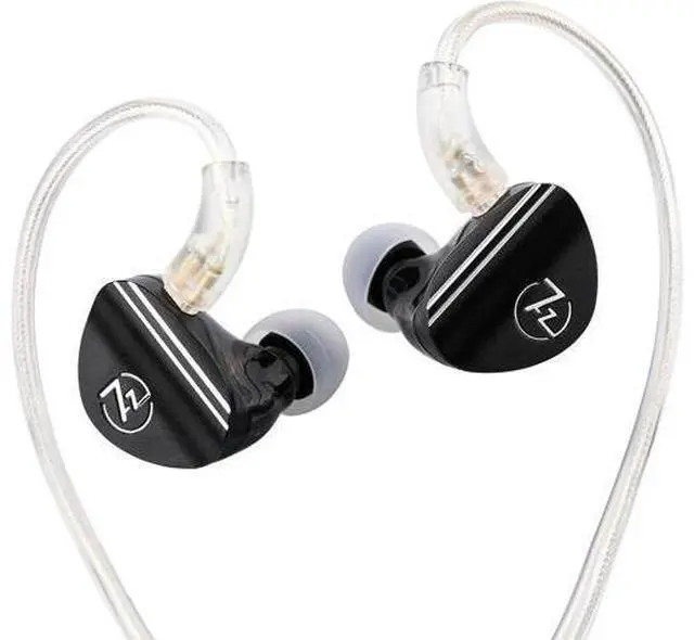 Alt view image 6 of 7 - 7HZ SONUS 1DD+1BA Dual Driver in Ear Monitor HiFi in Ear Earphone IEM with Detachable High-end Silver-Plated OCC Cable Aluminum Back Cavity for Audiophile Gaming Earbuds (Black 3.5mm)