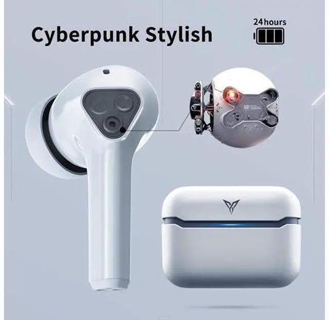 Alt view image 6 of 6 - Flydigi Cyberfox T1 True Wireless Earbuds 60ms Low Latency Gaming Headphone - 12mm Drivers- Touch Enabled, Immersive Music Alternative- Black