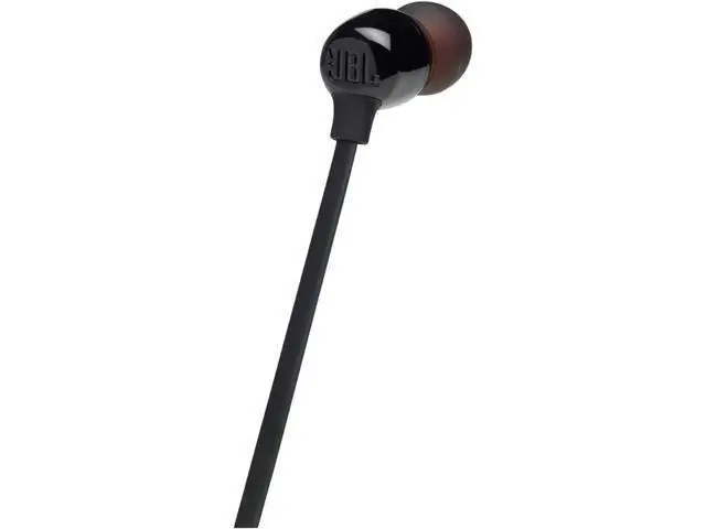 Alt view image 5 of 7 - Tune 125 - Bluetooth Wireless in-Ear Headphones with 3-Button Mic/Remote and Flat Cable - Black Small
