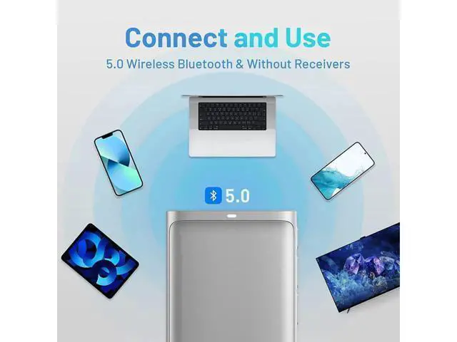 Alt view image 2 of 7 - Cheerdots Bluetooth Presentation Clicker Wireless Presenter, Air Mouse with Red Light Presentation Remote for MacOS (2013 or Later), Win 8/10/11 (with BLE)/, iPadOS 13 or Above, Android 5 or Above