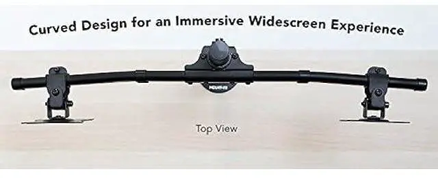 Alt view image 3 of 7 - Mount-It! Dual Monitor Mount | Double Monitor Desk Stand Arm | Fits 2 Computer Screens 17 19 20 21 22 24 27 Inch | Two VESA 75 100 Compatible Displays | C-Clamp and Grommet Bases Included