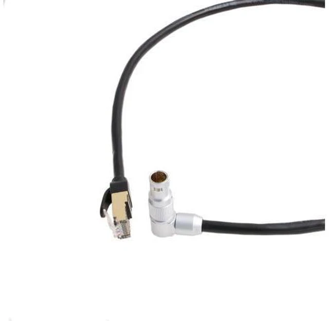 Alt view image 5 of 5 - HangTon Teradek COLR Ethernet to Alexa SXT Mini Camera Cable RJ45 Cat7 to 10 Pin Right Angle for ARRI 60cm