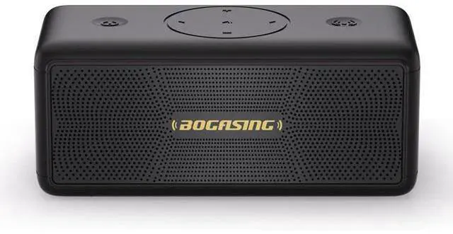 Main image of BOGASING Bluetooth Speakers, M5 Portable Wireless Speaker with 40W Loud Stereo Sound & Punchy Bass, 30H Playtime, IPX7 Waterproof, Bluetooth 5.3, EQ, TWS, TF-Card, AUX, USB, for Outdoor Home (Black)