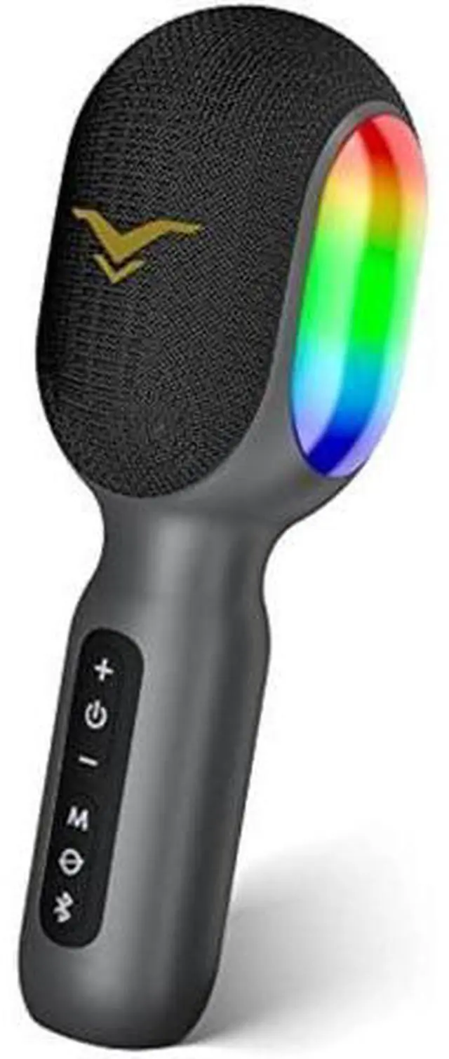 Main image of Wireless Bluetooth Karaoke Microphone, 5-in-1 Portable Handheld Mic Speaker with Dynamic RGB Lights, Mini Karaoke Machine for Car Travel Home Party, Music Recording, Duet Singing, Gift for Kids Adults