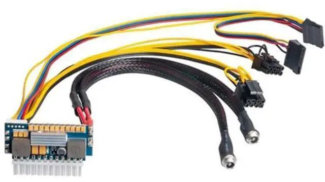 Main image of WUYIN 450W 24Pin 12V DC Input Peak 450W Output Realan Mini ITX Pico PSU DC ATX PC Switch DC-DC ATX Power Supply Fit for Computer Computer Cable Adapters (Color : Black)