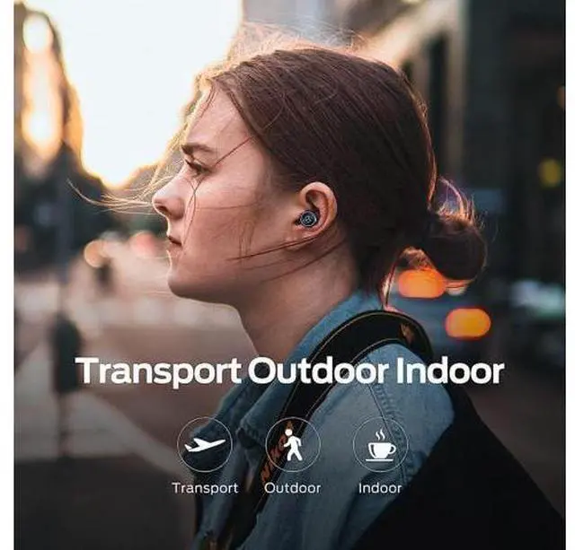 Alt view image 5 of 7 - Clarity 101 AirLinks Wireless Earbuds Bluetooth 5.0 in-Ear Headphones with Charging Case Stereo Earphones Deep Bass Sound IPX5 Waterproof Built-in Mic Clear Call Secure Fit for Sports