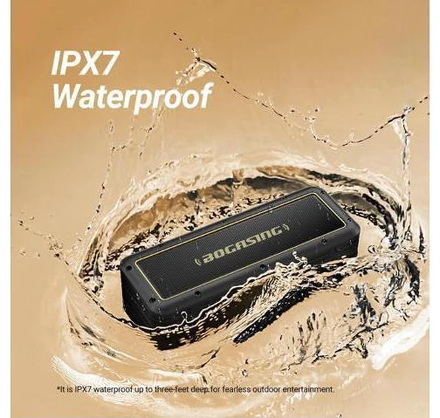 Alt view image 4 of 7 - BOGASING G4 Bluetooth Speaker, Portable Wireless Speakers, 50W Stunning & Balanced Sound with Rich Bass, 24H Playtime, IPX7 Waterproof, Bluetooth 5.3, EQ, TWS, TF-Card, AUX, USB, for Outdoor Home