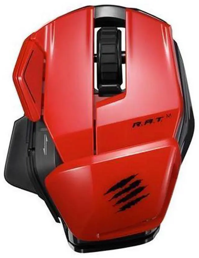 Alt view image 2 of 5 - Mad Catz Office R.A.T. M MCB437170013/04/1 Red 1 x Wheel Bluetooth Wireless Optical Mobile Mouse for PC and Android