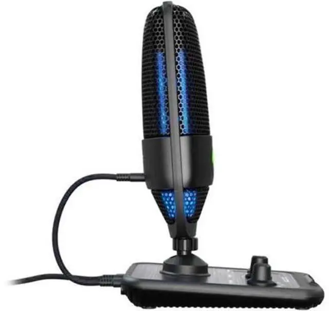 Alt view image 3 of 6 - ROCCAT Torch USB Microphone, Studio-Grade Audio, PC Computer Gaming Wired Mic, RGB AIMO Lighting with Indicator, For Streaming, Recording, Podcasting, Quick Mute, Boom Arm Compatible, Black